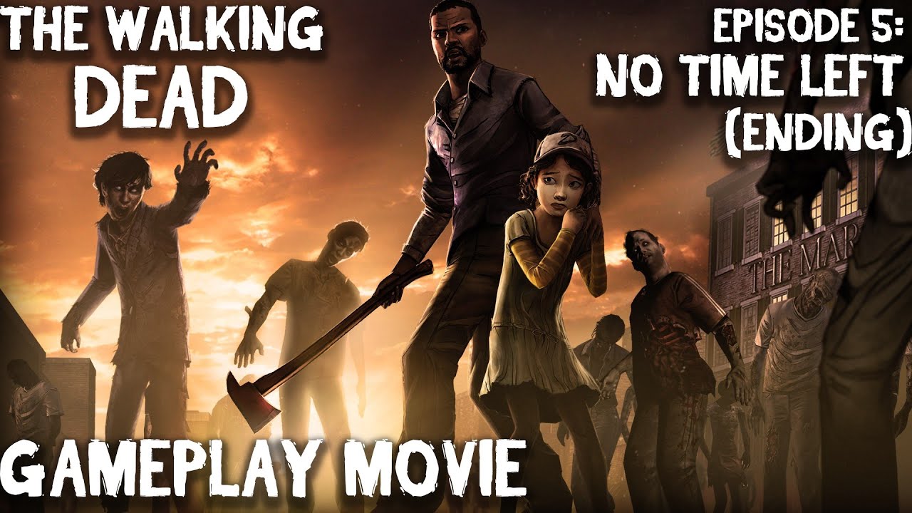 Telltale's The Walking Dead Season 1 - Episode 5 (Ending) | Movie (No Subtitles)