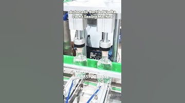 Automatic Bottled Vodka Corks Sealing Machine#zxsmart #cappingmachine #bottlesealingmachine #capping