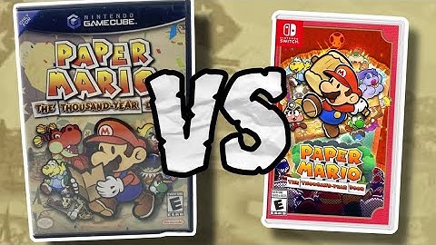 Paper Mario: Thousand Year Door (GameCube) VS. Paper Mario: Thousand Year Door (Nintendo Switch)