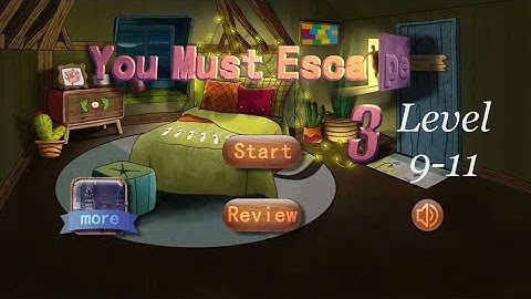You Must Escape 3 : Cartoon Room Challenge Games Level 9-11 by Tan You Walkthrough
