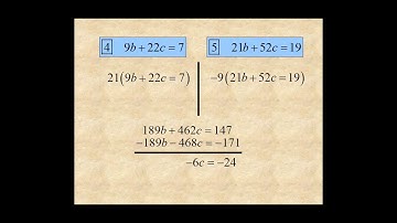 Systems with Three Variables (A2)
