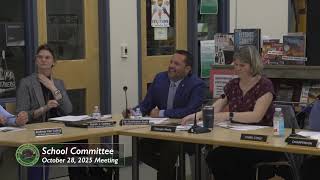 Abington School Committee; October 28, 2025