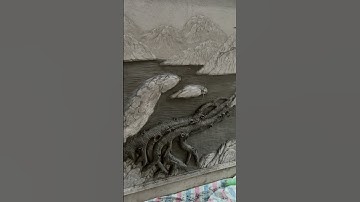 #shost tranh đắp xi măng 3d