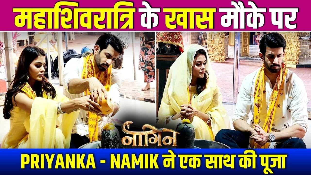 Priyanka Chahar Chaudhary ने Namik Paul संग किया रुद्र अभिषेक | Naagin7 | Maha-Shivratri Special