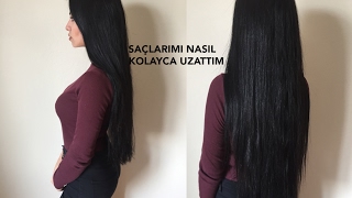 SAÇLARIMI NASIL UZATTIM? KISA SÜREDE UZATAN SAÇ BAKIMI !