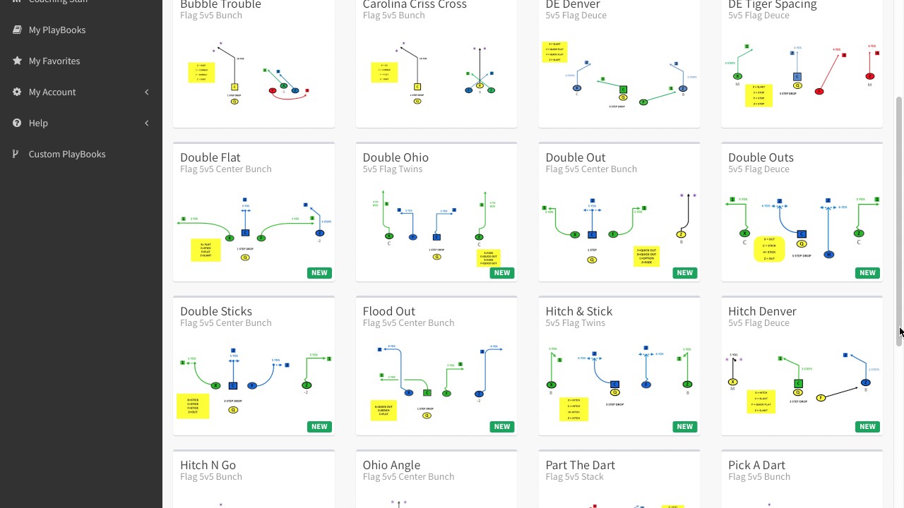 162 5v5 Flag Football Plays & Counting! - YouTube