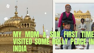 First time my & son visited some holly place in India#holly#tibetan vlogger # Wealth