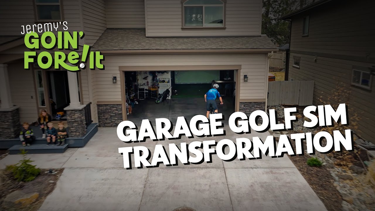 Epic Luxury Garage Golf Simulator Transformation - YouTube