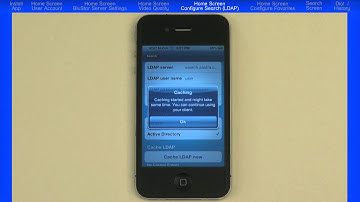Mitel® BluStar™ for iPhone Client - Module 3 Home Screen Video Quality / Configure Search (LDAP)