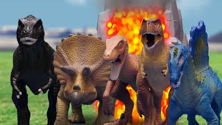【公式】火山が大噴火!アニア 動物 恐竜 大混乱！タカラトミーオールスター!ストップモーションAnia Animal Dinosaur Stop motion Animation Lava