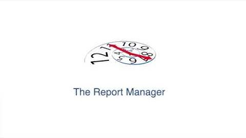 Saving templates to the Report Manager