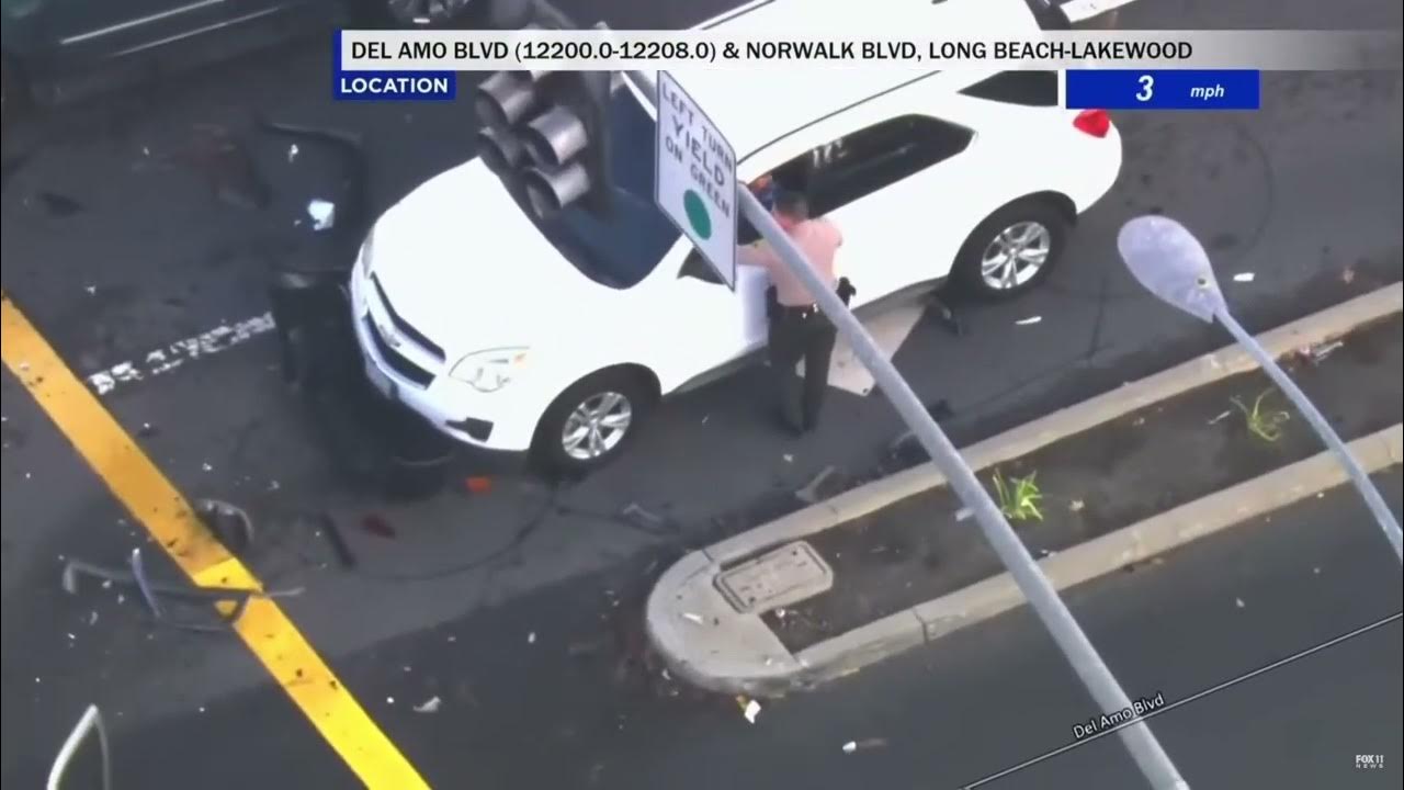 11092022 HIGH SPEED POLICE CHASE ENDS IN INTERSECTION CRASH YouTube