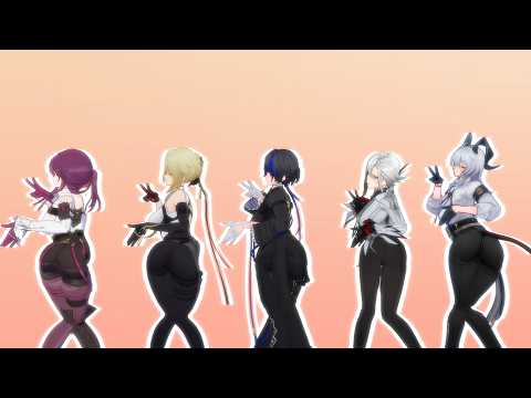 MOMMIES SHAKE X GENSHIN X HSR X NTE X WUWA X ZZZ【ゼンレスゾーンゼロ:ZZZ MMD／4K／60FPS】#zzz #shorts