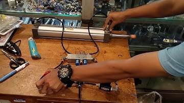 Pneumatic air pilot 5/3 Push on