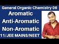Organic Chemistry || GOC 06 : Aromatic , Anti Aromatic and Non-Aromatic Compounds JEE MAINS/NEET