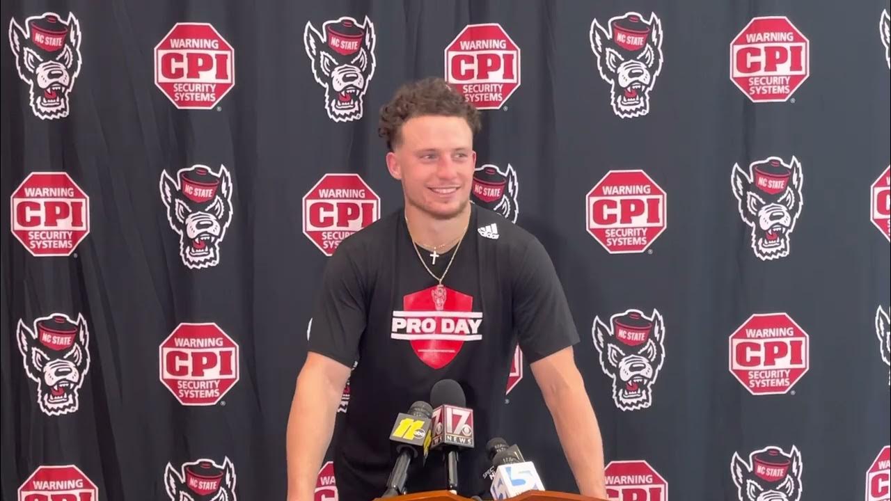 Thayer Thomas talks NC State Pro Day, NFL Draft process, catching from