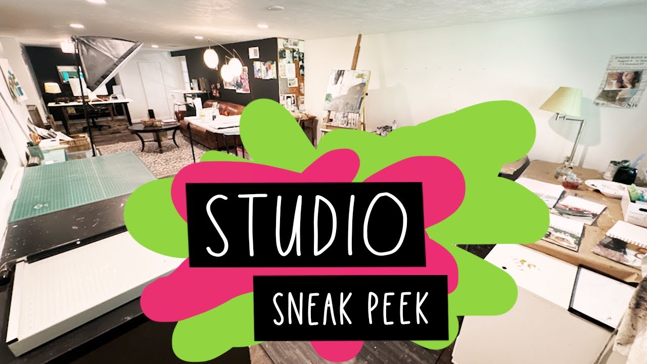 Look Inside My Art Studio - YouTube