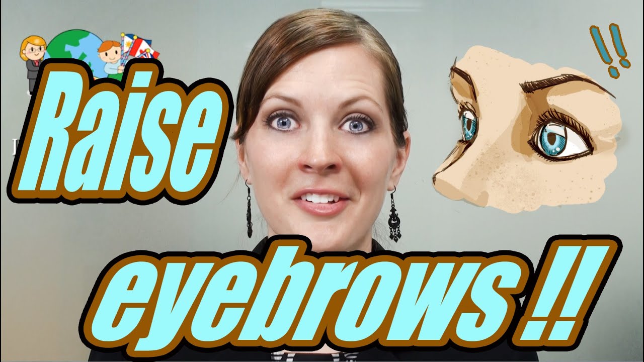 Englische Redewendungen 55/100: Raise eyebrows. 