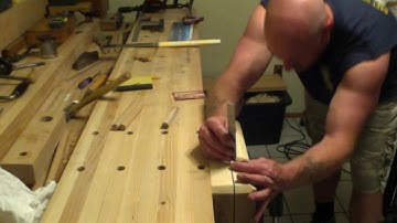 Cordless Carpenter workbench build #76 - Vise chops part 17