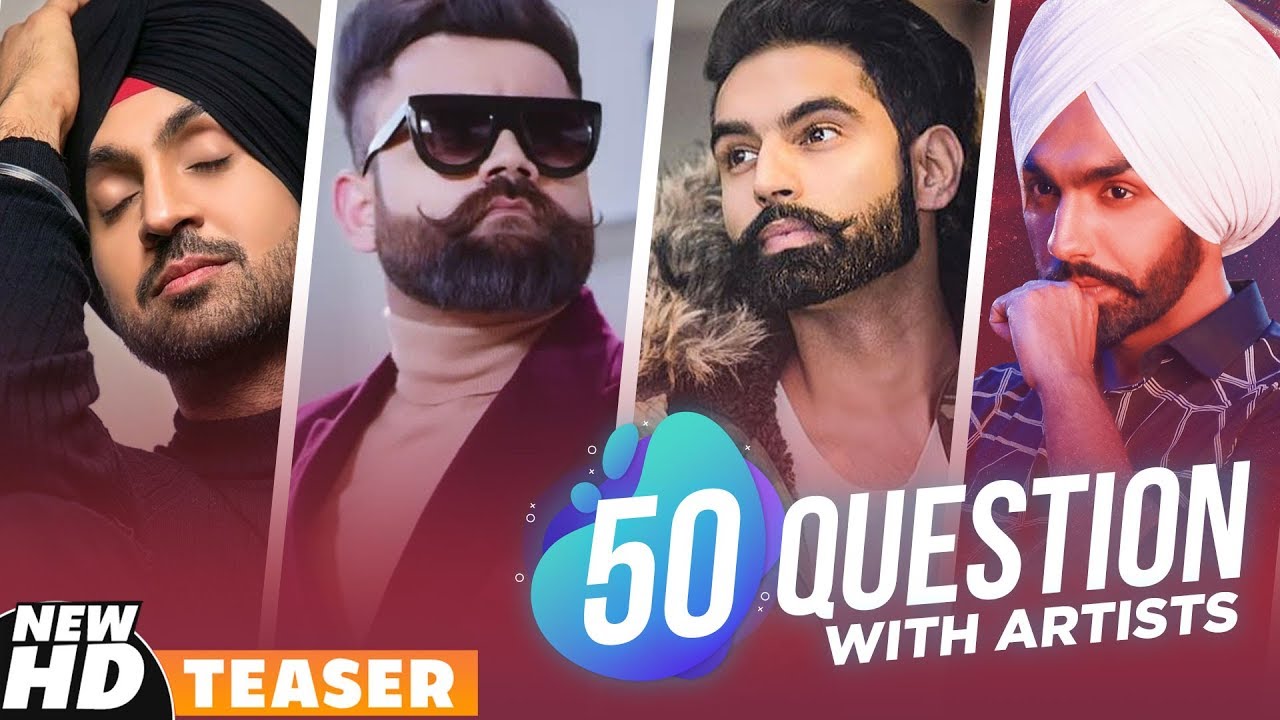 50 Questions with Your Favorite Stars | Diljit Dosanjh | Parmish Verma | Amrit Maan | Coming Soon