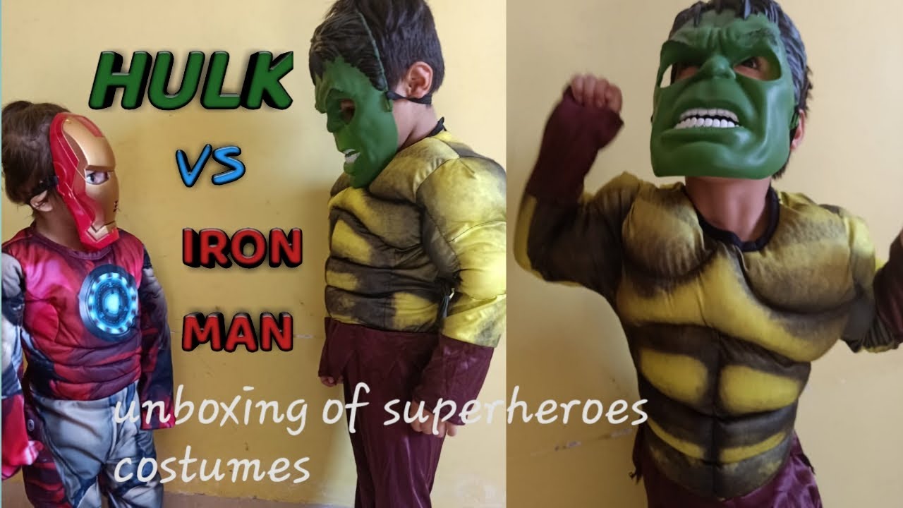 Marvel's Avengers | Iron man vs hulk | Marvel | Costume unboxing and review| Avengers | Infinity War