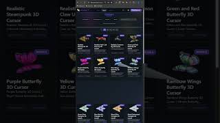 Paper Airplane 3D Cursor✈️📄  #3dcursor #computercursor #pcsetup #gaming