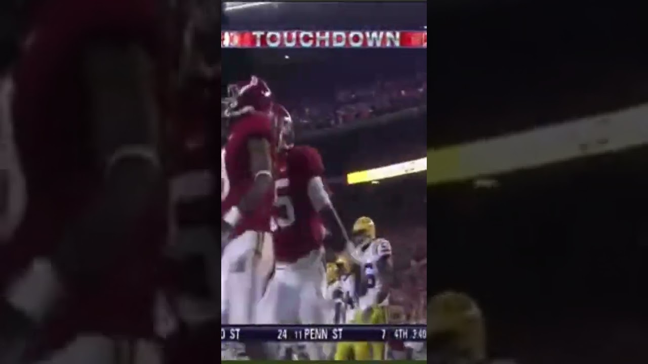 73 Days till Alabama Football Julio Jones taking it 73-Yards for a ...