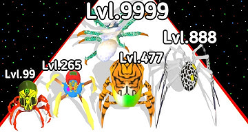 Spider Evolution Adventure Level Up  3D Fun (Part -2) Gameplay New Game 2024