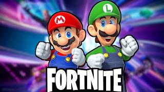 Mario & Luigi Enter The Battlefield || Luigi plays Fortnite w/Mario