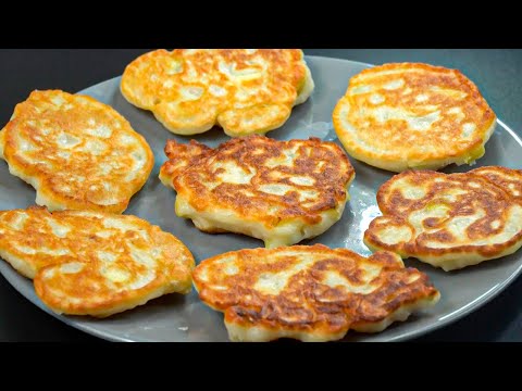Яблочные ОЛАДЬИ без яиц! Самые вкусные и быстрые к чаю! Готовится без терки на скорую руку