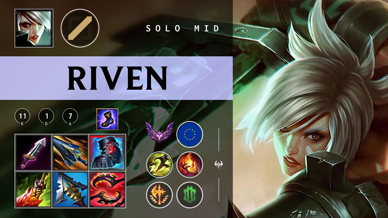 Riven Mid vs Kassadin - EUW Master Patch 26.04