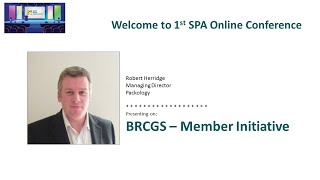 SPA 1st Online Conference - 12th October 2020 - BRCGS Packaging Standard -Robert Herridge, Packology