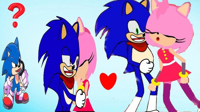 Sonic Sonic and #Amy Amy Growing Up!#LoveStory #animation #fyp