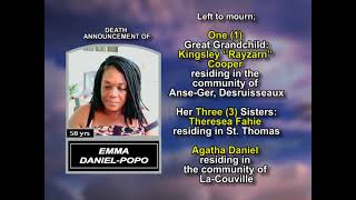 Emma Daniel Popo ~ Long Obituary