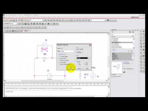 OrCAD PSpice 16.6 Modificacion Geometria de circuitos Fuente de tensión. Video 9