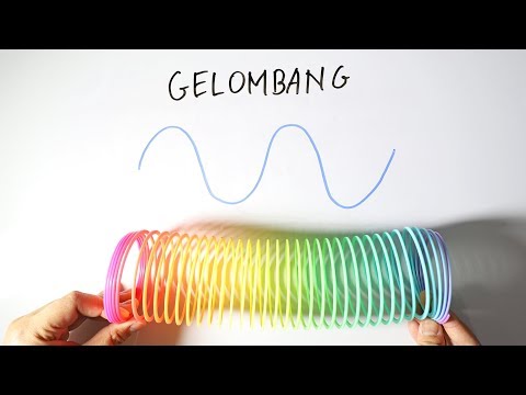 Video: Apa dua contoh gelombang transversal?