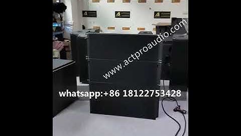 J8 dual 12 inch line array speaker J-sub double 18 inch bass-pin