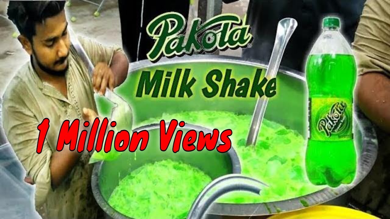 PAKOLA JUICE Ice Pakola Milk Shake Heat Stroke Solution Street food Karachi Pakistan YouTube