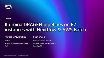 AWS re:Invent 2025 - Illumina DRAGEN pipelines on F2 instances with Nextflow & AWS Batch (CMP353)