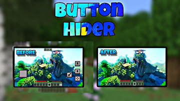 Minecraft PE 1.21: Hide Buttons Trick! (Hindi) | Secret Settings