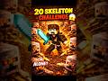 “Can I Survive 20 Skeletons Alone in Minecraft? 😱”#minecraft #challenge #shorts