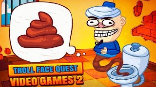 ТУАЛЕТНЫЙ ДЖИН! Троллим СОВРЕМЕННЫЕ ИГРЫ в Веселой Игре Troll Face Quest Video Games 2