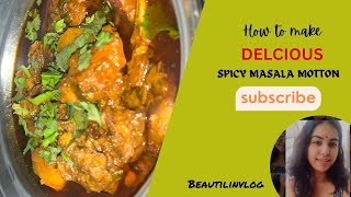 Mutton curry recipe