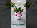 DIy mini planter 🩷🤍|| #shorts #viral #craftideas #handmade #homedecor#youtubeshorts