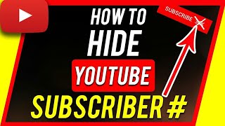 How To Hide Subscribers On YouTube On Android 2019 screenshot 1