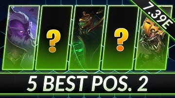TOP 5 NEW BROKEN MIDS in 7.39e - Best META Pos. 2 Heroes - Dota 2 Meta Guide