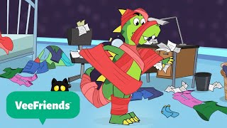 Dino Finds Out Why Chores Can’t Be Avoided! 🦖 + More | VeeFriends 🐈‍⬛ | Cartoon Video Compilation