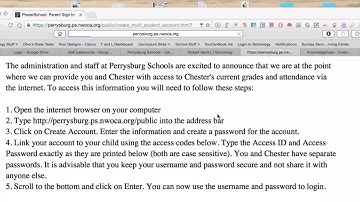 Parent/Guardian PowerSchool Account Creation