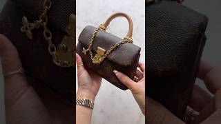 Unboxing my newest Louis Vuitton cutie, the nano Madeline has my heart! 🤎 #handbags #unboxing #lv