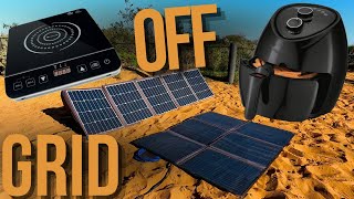 12v COOKING OFF GRID  ||  Induction Cooker & Air Fryer  My Experience After 10 Days On Solar Power